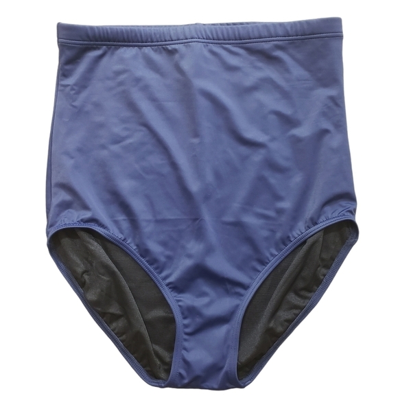Dreamsuit Navy High Waist Slimming Swim Bottoms - Picture 1 of 6
